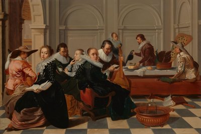 O Encontro Musical de Willem Cornelisz Duyster (copy after)