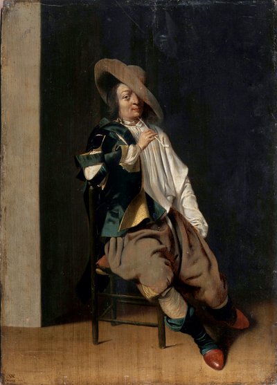 Um fumante, do século XVII. de Willem Cornelisz Duyster