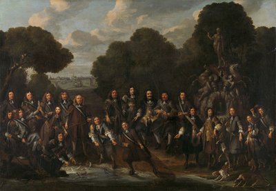 Alegoria sobre o florescimento da pesca holandesa após a Segunda Guerra Anglo-Holandesa (1665-67) de Willem Eversdijck (attributed to)
