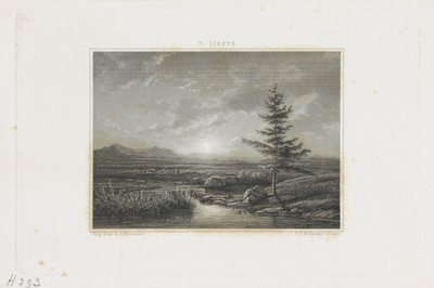Paisagem com um riacho de Willem Frederik Wehmeyer
