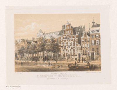 Casa com as cabeças no Keizersgracht de Willem Hekking jr.