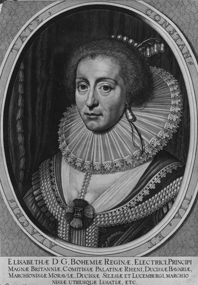 Isabel, rainha da Boêmia, 1630 de Willem Hondius