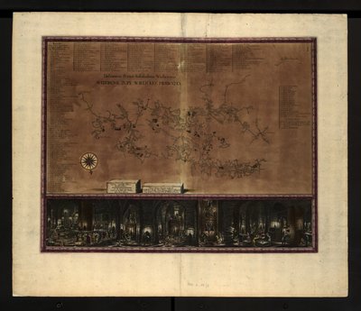 Mapa das Minas de Sal de Wieliczka de Willem Hondius