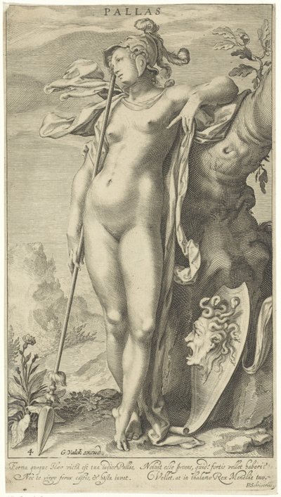 Minerva perto de uma árvore
Pallas (título sobre o objecto)
Julgamento de Paris (título da série) de Willem Isaacsz. van Swanenburg