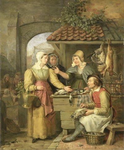 A barraca de aves de Willem Jodocus Mattheus Engelberts