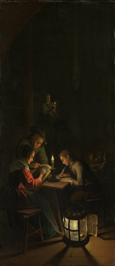 Tríptico: Alegoria do Treinamento Artístico de Willem Joseph Laquy