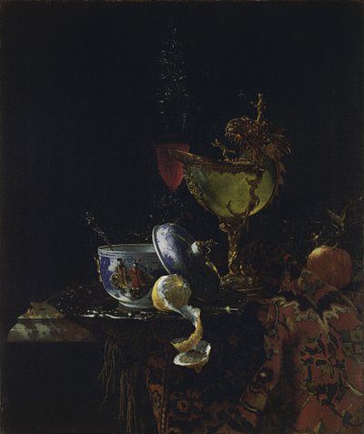 Natureza morta com Nautilus Cup de Willem Kalf
