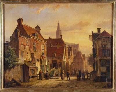 Cena de rua holandesa de Willem Koekkoek