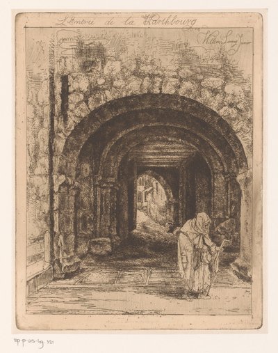 Portão de entrada para o Wartburg em Eisenach
L