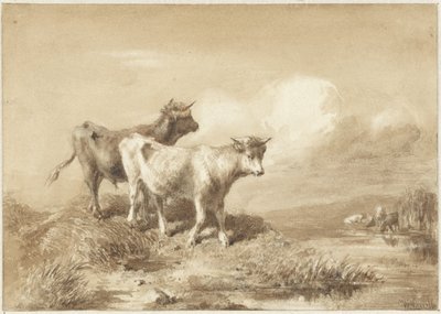 Vacas junto à água de Willem Maris