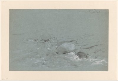 Paisagem costeira com rochas perto de Tyssedal, Noruega de Willem Maris