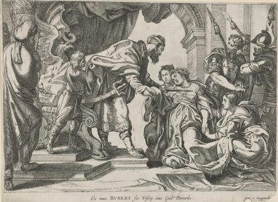 Ester diante de Assuero de Willem Panneels