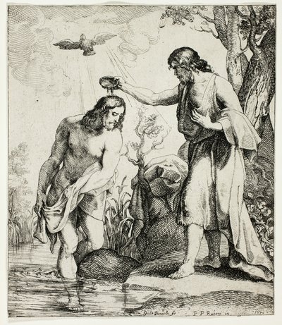 O Batismo de Cristo de Willem Panneels