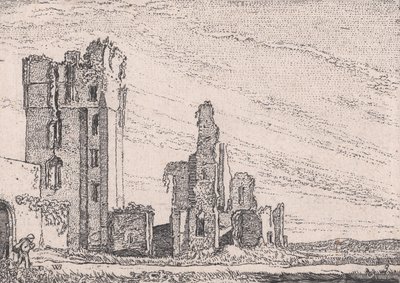 A Casa em Kleef perto de Haarlem, de Verscheyden Landtschapjes Various Little Landscap..., ca. 1616. de Willem Pietersz. Buytewech