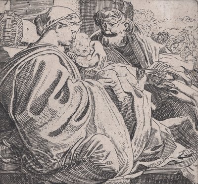 O descanso da Sagrada Família, c. 1615. de Willem Pietersz. Buytewech