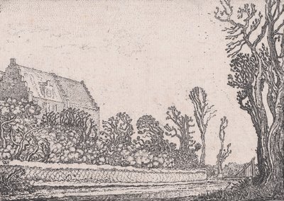 The House with the Stepped Gable, de Verscheyden Landtschapjes Various Little Lands..., ca. 1616. de Willem Pietersz. Buytewech
