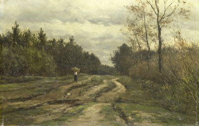 Country Road perto de Laren, (Província da Holanda do Norte) de Willem Roelofs (I)