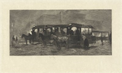 Praça à noite de Willem Steelink (II)