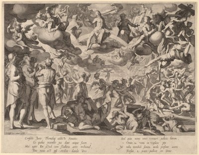 O Juízo Final de Willem Swanenburgh, after Joachim Anthonisz Wtewael
