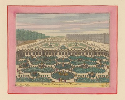 Ansicht der Orangerie von Versailles de Willem Swidde