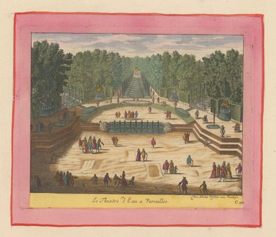 Wassertheater in den Gärten von Versailles de Willem Swidde