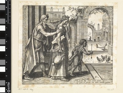 Expulsão de Hagar e Ishmael
História de Hagar e Ishmael (título da série) de Willem Thibaut