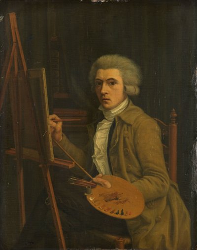 Retrato de um pintor de Willem Uppink
