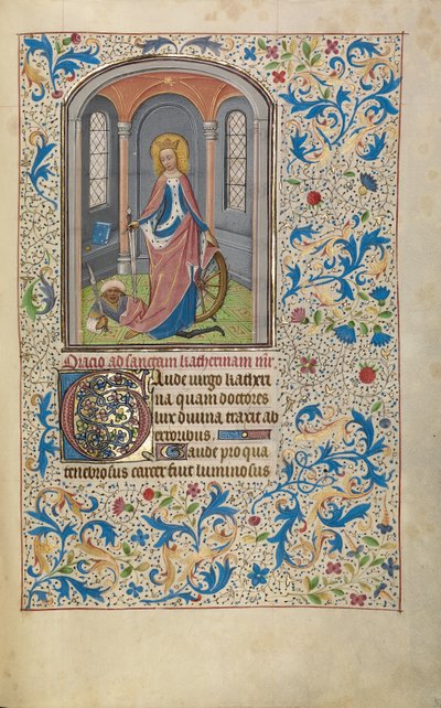 Heilige Katharina de Willem Vrelant