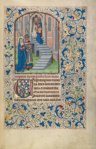 A apresentação da Virgem no Templo de Willem Vrelant