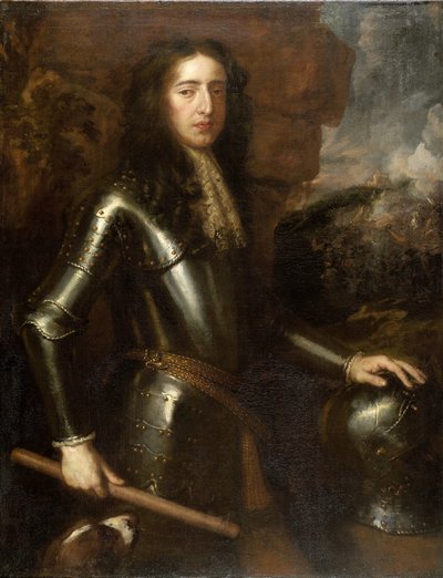 Retrato de Guilherme III (1650-1702), Príncipe de Orange de Willem Wissing (manner of)