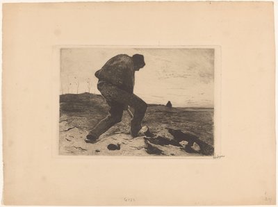 colheitadeira de Willem Witsen (signed by artist)