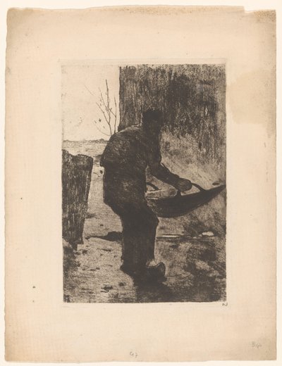 Homem a masturbar-se de Willem Witsen (signed by artist)