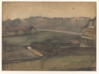 Vista pelo Oosterpark em Amesterdão de Willem Arnoldus Witsen