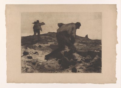 Trabalhadores agrícolas na charneca Pilotos de pilha (título original) de Willem Arnoldus Witsen