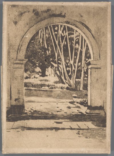 Portão do Hotel Bellevue, Buitenzorg de Willem Arnoldus Witsen