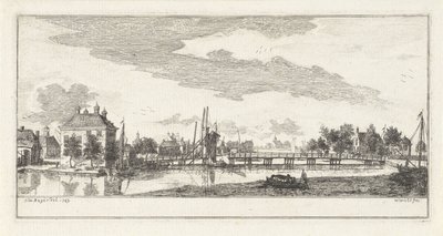 Vista da aldeia de Uithoorn de Willem Writs