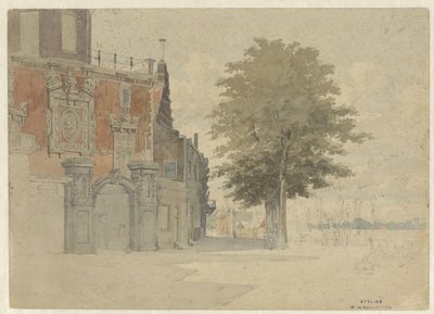 O Groothoofdspoort em Dordrecht de Willem de Haas Hemken