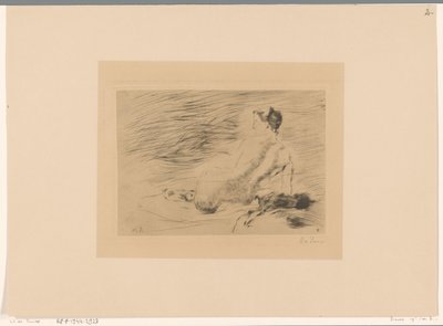 Mulher nua reclinada Nua reclinada (título original) de Willem de Zwart (signed by artist)