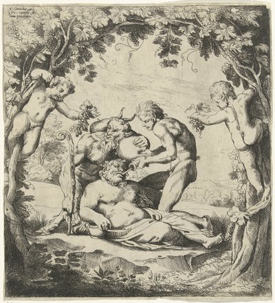 Bebidas de Bacchus de Willem van Haecht (II)