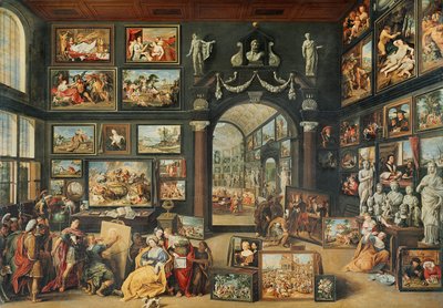 O estúdio de Apelles de Willem van II Haecht