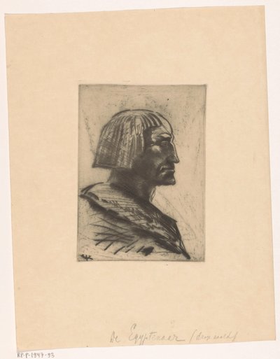 O egípcio (título original sobre o objecto) de Willem van Konijnenburg