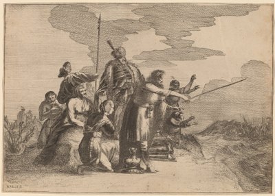 Faraó perecendo no Mar Vermelho de Willem van Lande