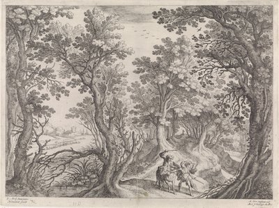 Bileam e o burro
Paisagens italianas (título da série) de Willem van Nieulandt (II)