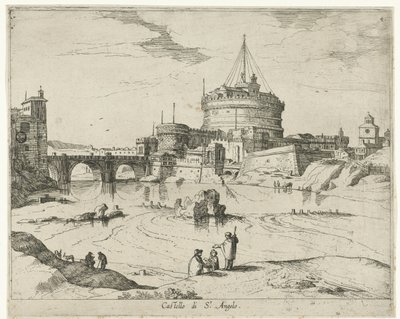 Castello di St. Angelo
Castello di St. Angelo (título sobre o objecto)
Vistas de Roma (título da série) de Willem van Nieulandt (II)