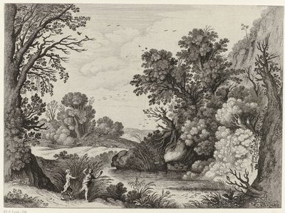 Paisagem com Pan e Syrinx de Willem van Nieulandt (II)