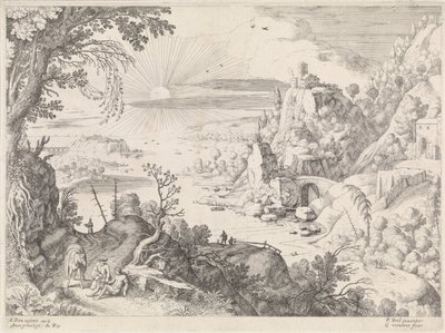 Paisagem com o Bom Samaritano de Willem van Nieulandt (II)