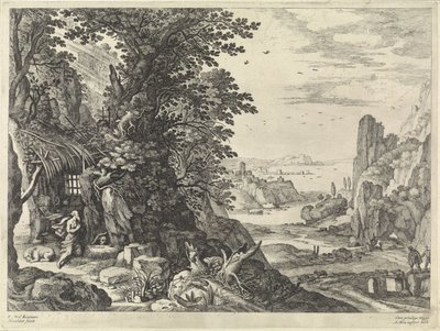 Paisagem com São Jerônimo de Willem van Nieulandt (II)