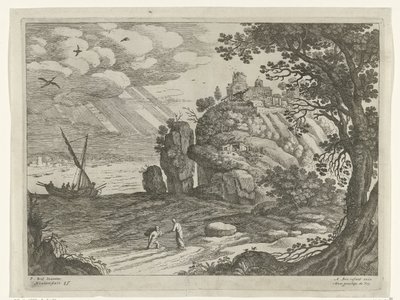 Pesca milagrosa
Paisagens italianas (título da série) de Willem van Nieulandt (II)