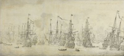 O ataque falhado dos ingleses à frota de regresso no porto de Bergen, Noruega, 12 de Agosto de 1665: um episódio da Segunda Guerra Anglo-Holandesa de Willem van de Velde (I)