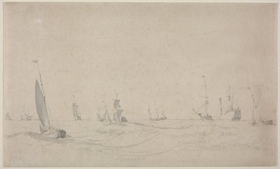 Transporte em mar agitado de Willem van de Velde